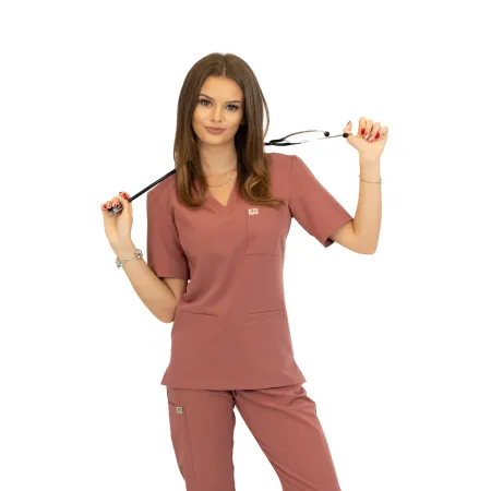 Bluzka medyczna SCRUBS MEDI TEDDY - NAVARETTE DUSTY IRIS